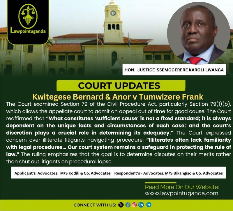 Justice Kalori Lwanga Ssemogerere